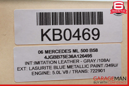 03-12 Mercedes W164 ML500 R350 GL350 Front Left Seat Control Module OEM