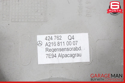 07-10 Mercedes W216 CL550 Interior Rear View Mirror Gray 2168110007 OEM