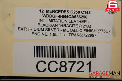10-16 Mercedes W212 E350 C250 SL400 Rear Differential Diff Axle Carrier 3.07 OEM