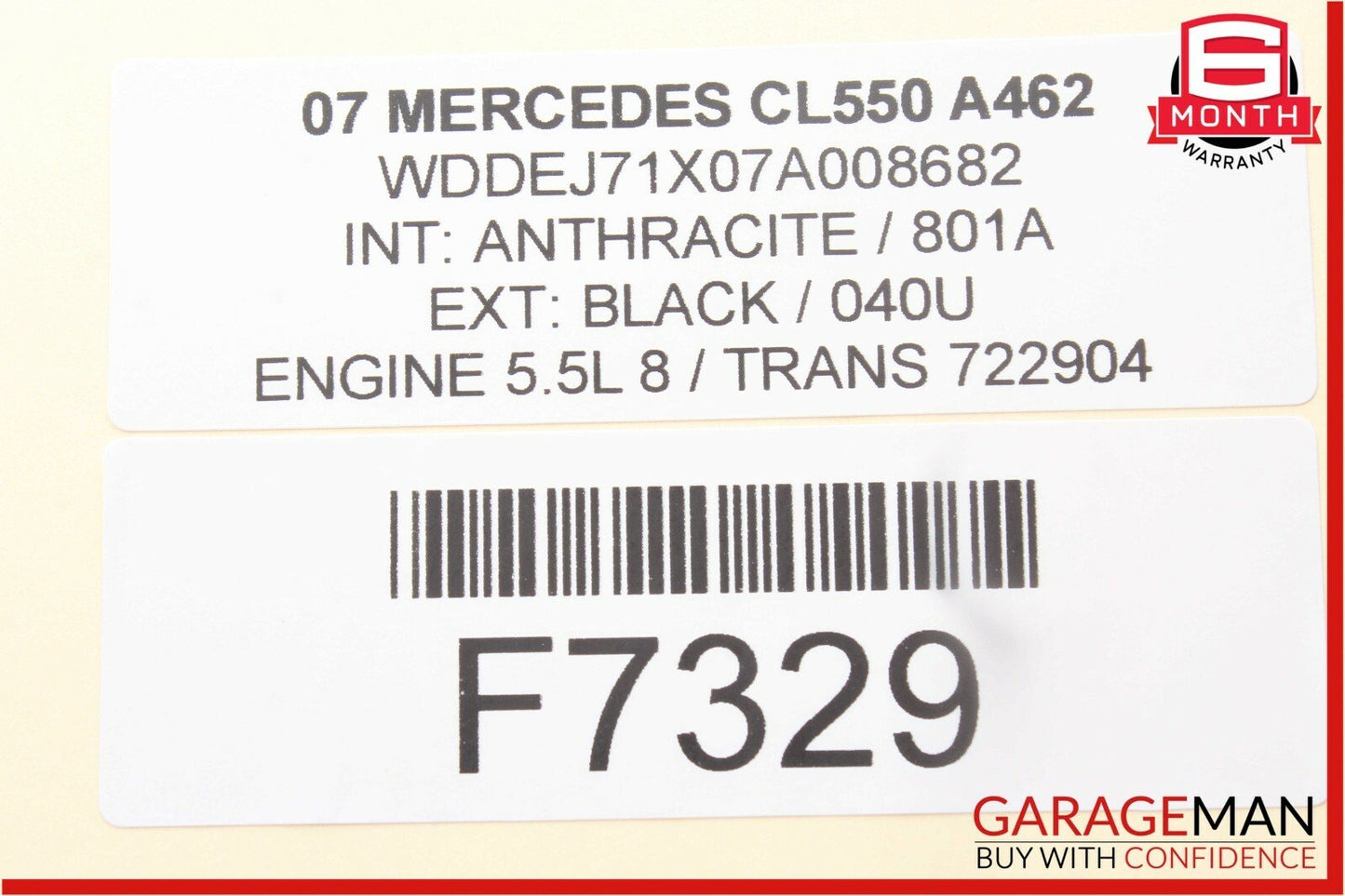 07-13 Mercedes W216 CL550 S600 Dashboard AC A/C Air Vent Right Black OEM