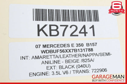 03-09 Mercedes W211 E350 E500 E320 Front Right Side Exterior Door Handle Black