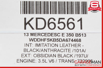 10-13 Mercedes W212 E350 Front / Rear Right Exterior Door Handle Keylessgo