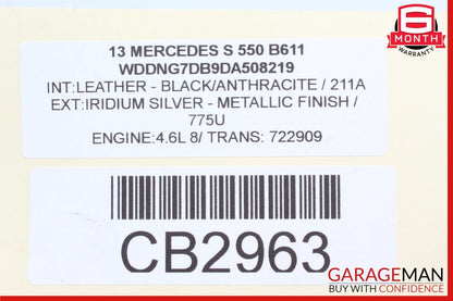 12-18 Mercedes S550 E550 M278 4.7L Left Side Turbocharger Turbo Charger Manifold