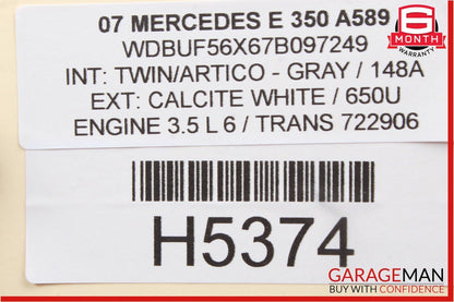 03-09 Mercedes W211 E350 E550 Front Left Side Door Window Regulator Motor Unit