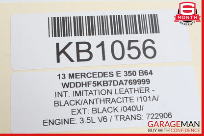 10-13 Mercedes W212 E350 E550 Instrument Cluster Speedometer OEM