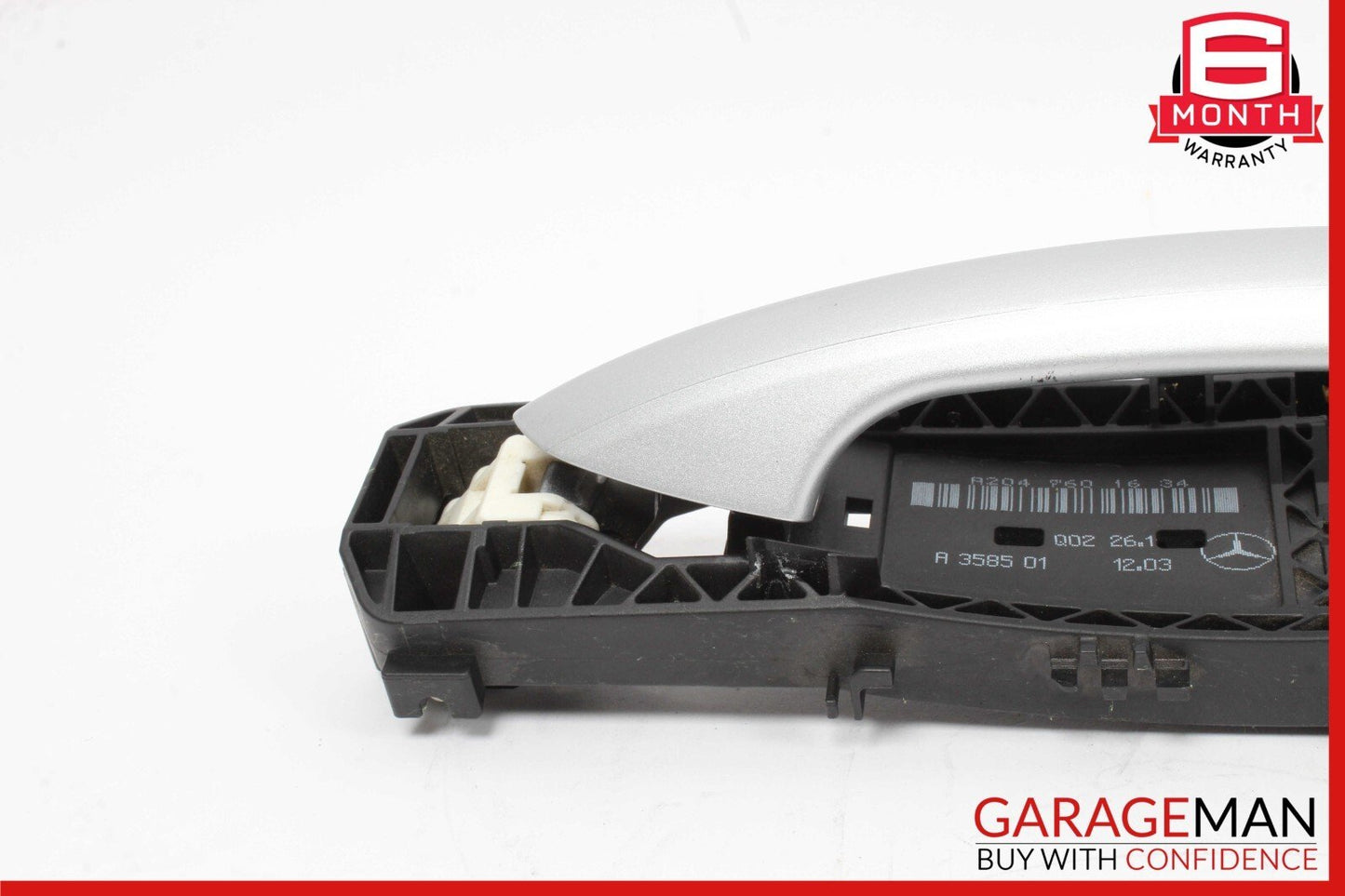 12-14 Mercedes W204 C250 C63 Sedan Right Exterior Door Handle Iridium Silver