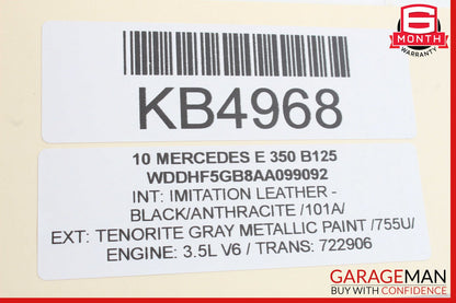 10-13 Mercedes W212 E350 E550 Dashboard Dash AC A/C Air Vent LeftÂ Trim OEM