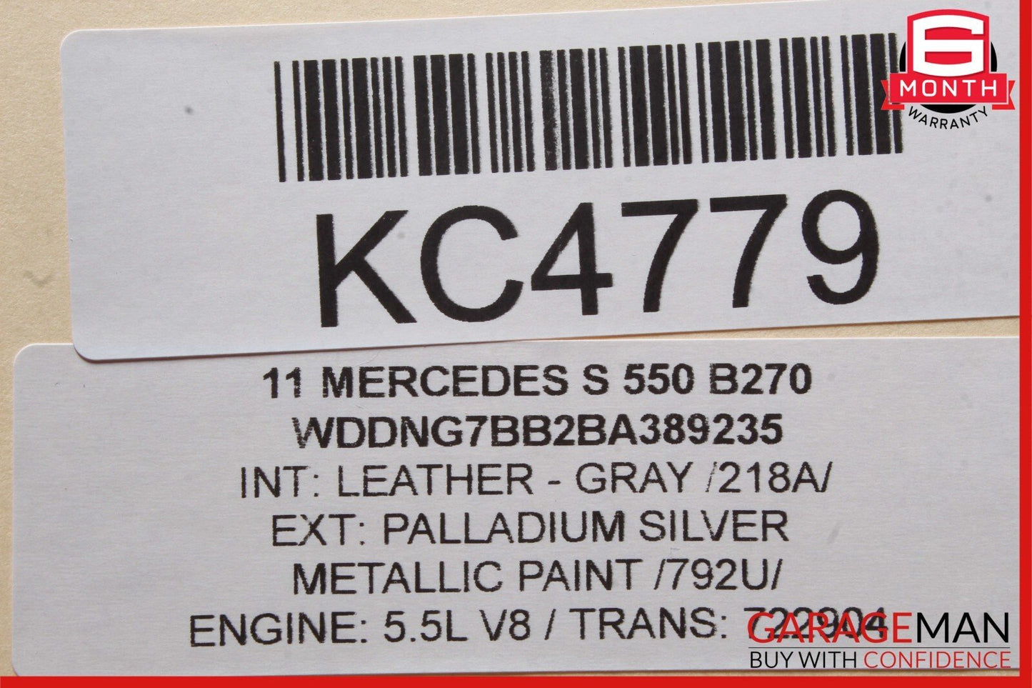 07-13 Mercedes W221 S400 S550 Rear Right Side Door Window Regulator Motor Unit