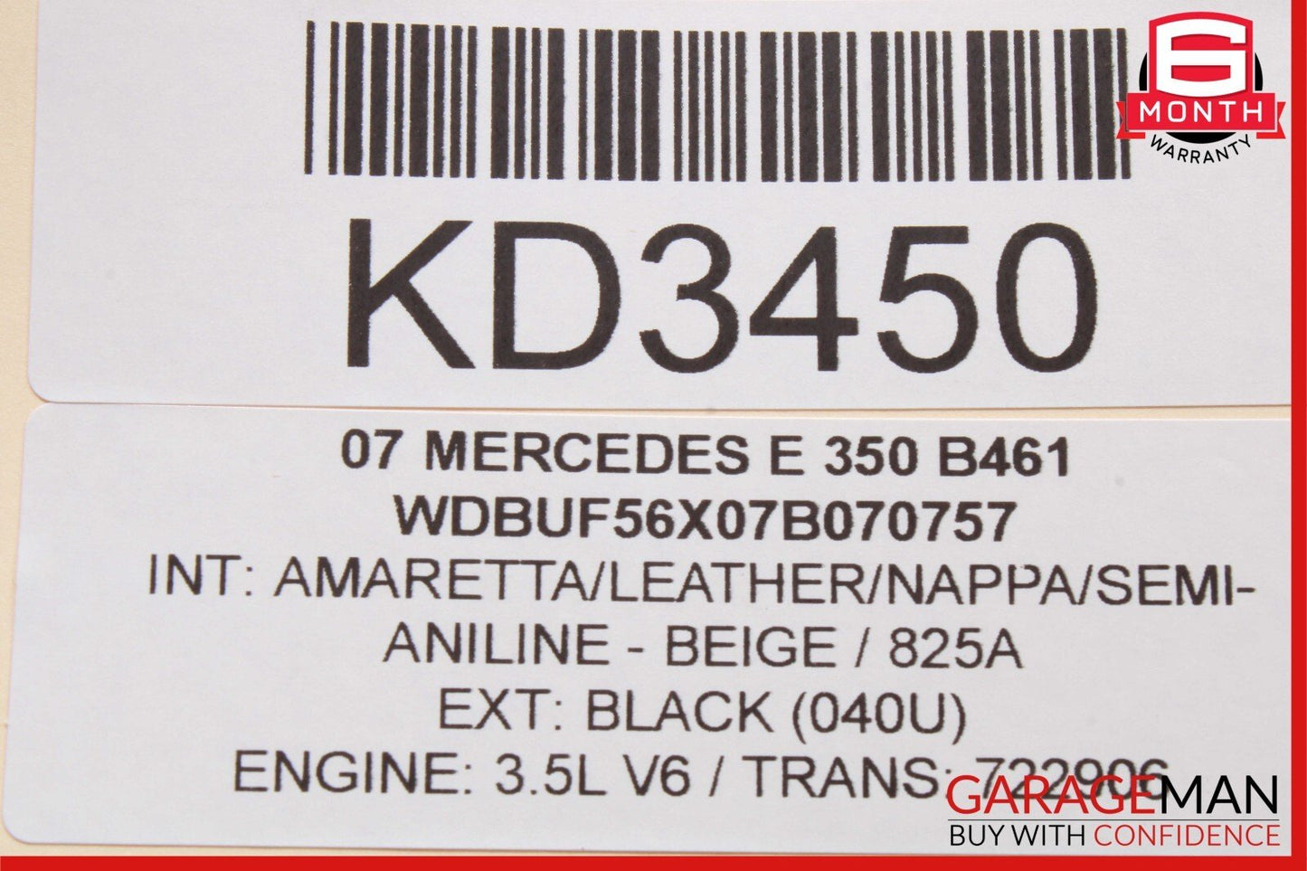 03-09 Mercedes W211 E350 E550 E63 AMG Rear Right Door Controller Module Unit OEM