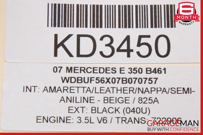 03-09 Mercedes W211 E350 E550 E63 AMG Rear Right Door Controller Module Unit OEM