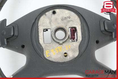 10-13 Mercedes W212 E350 E550 E400 Steering Wheel w/ Paddle Shifters Assy Black
