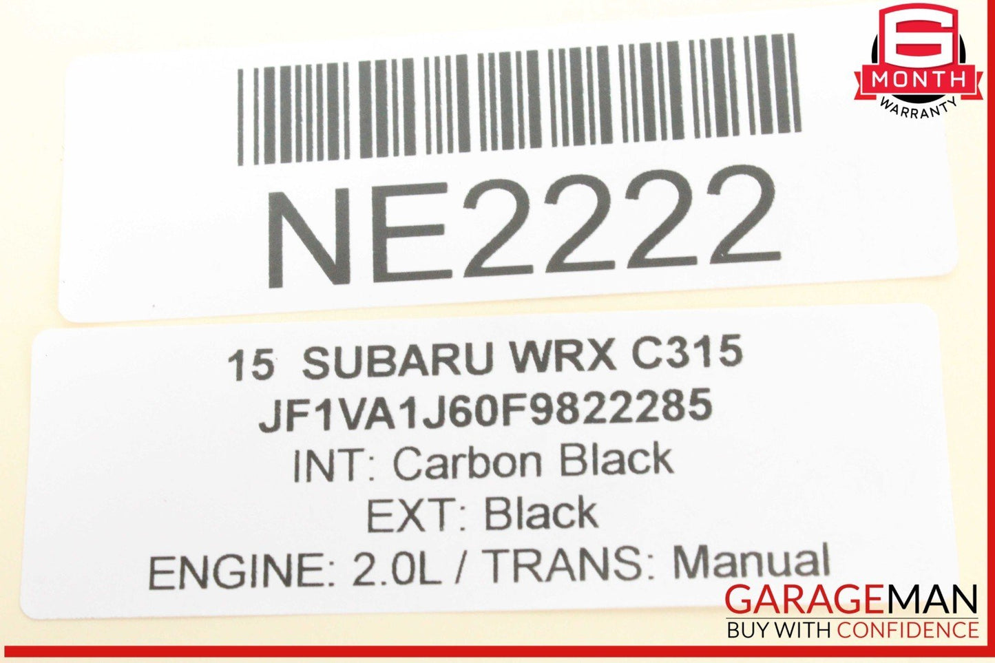15-18 Subaru WRX Rear Left Driver Side Upper Control Arm 20252FJ030 OEM