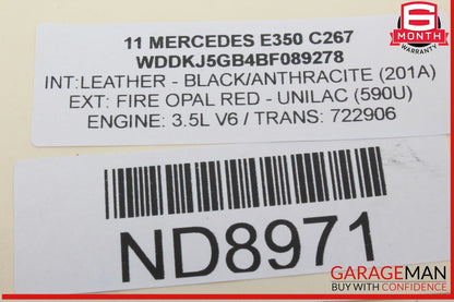 10-17 Mercedes W207 E350 E400 Front Left Side Door Window Regulator Motor Unit