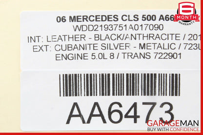 06-11 Mercedes W219 CLS500 CLS55 AMG Front Right Door Control Module Unit