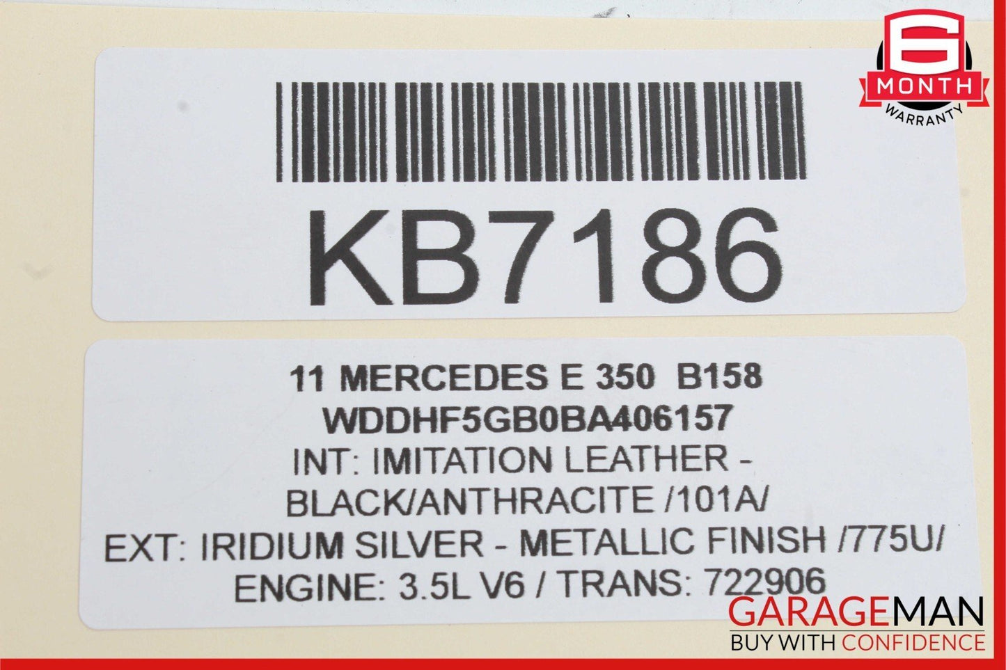 08-17 Mercedes W212 E350 GLK350 C350 Rear Left Side Door Lock Latch Actuator OEM