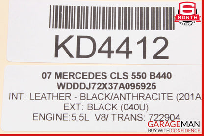 06-11 Mercedes W219 CLS550 Left Driver Door Tweeter Speaker Trim OEM