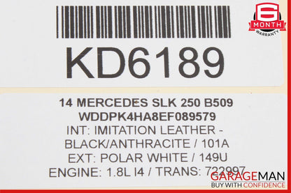 08-20 Mercedes R172 SLK250 C250 C350 Front Left Side Door Lock Latch Actuator