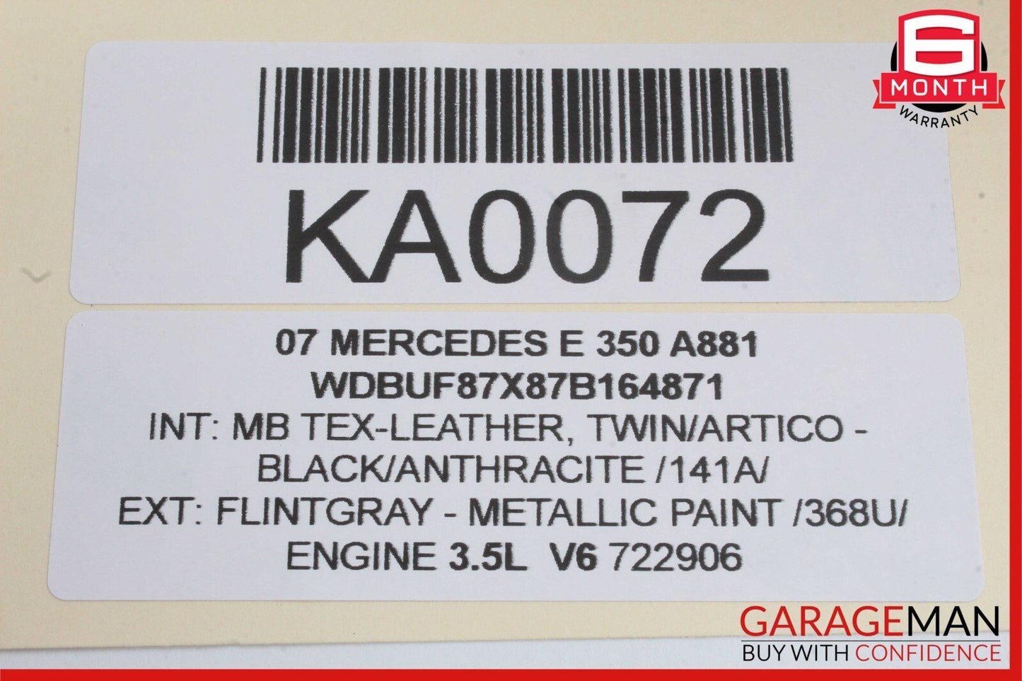 03-09 Mercedes W211 E350 E320 E63 AMG Rear Left Side Door Control Module Unit