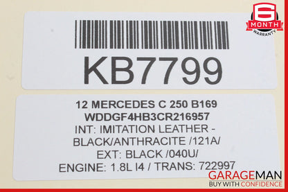 12-14 Mercedes W204 C250 C300 Front Left Side Mirror Door Rear View OEM