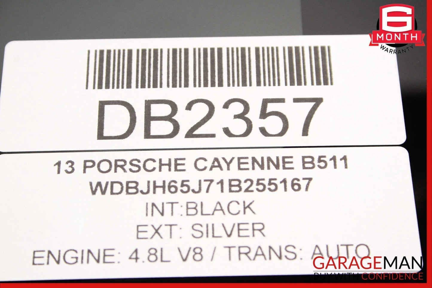 11-17 Porsche Cayenne 958 RearUpper Sunroof Sun Roof Glass Window Panel OEM