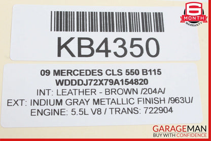 06-11 Mercedes W219 CLS550 Front Right Side Exterior Door Handle Keyless Go OEM