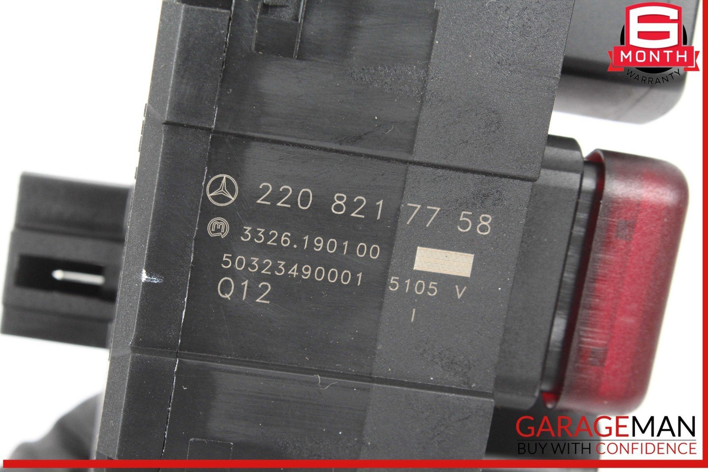 03-06 Mercedes W220 S500 4MATIC Center Dashboard Control Switch 2208217758 OEM