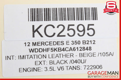 12-15 Mercedes W212 E350 C350 3.5 V6 Engine Motor Crankshaft Crank Shaft OEM