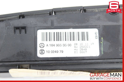 06-12 Mercedes R350 GL450 Dash Dashboard Hazard Heated Seats ESP Control Panel