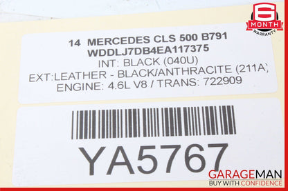 12-18 Mercedes W218 CLS500 Front Right Side Rear View Door Mirror w/ Blind Spot