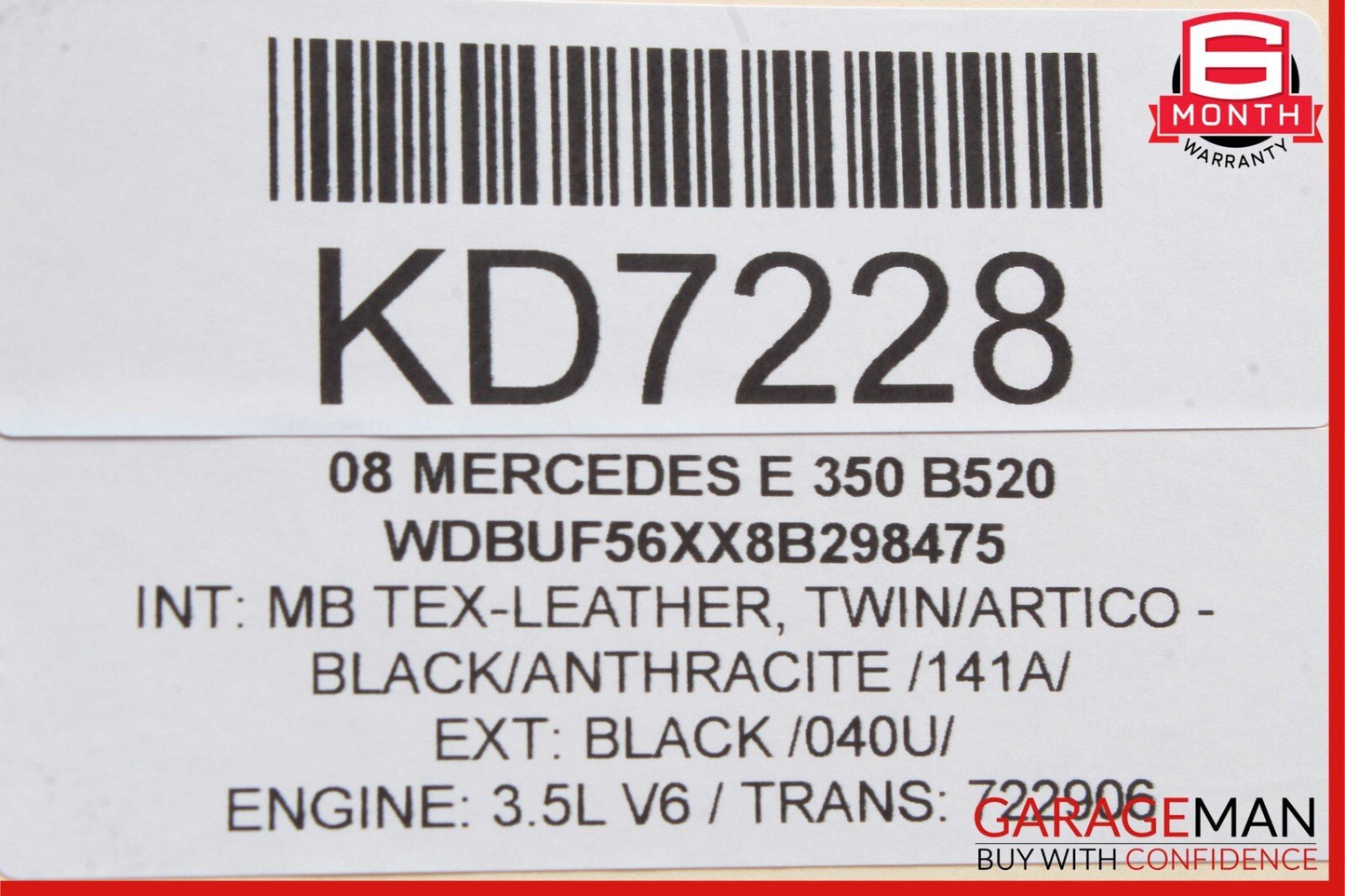 03-09 Mercedes W211 E500 E550 E63 AMG Front Left Side Door Control Module Unit