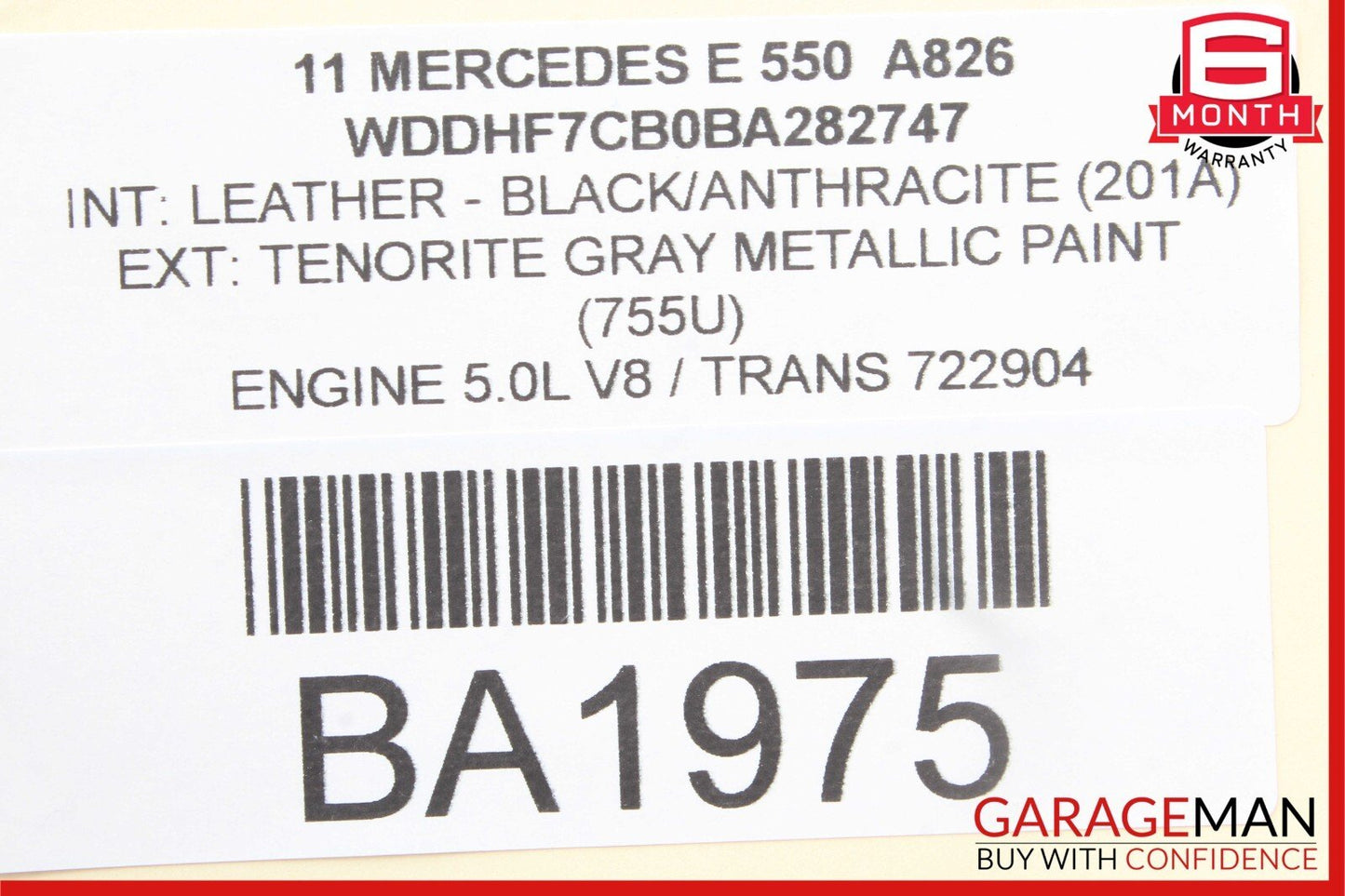 08-18 Mercedes W212 E550 C350 Rear Right Side Door Control Module OEM
