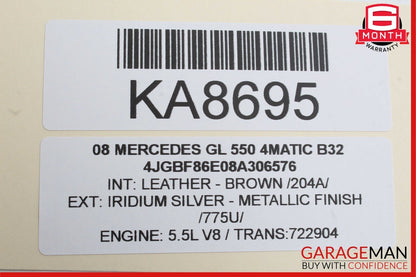 06-13 Mercedes X164 GL550 4Matic Heated Seat Computer Control Module Unit OEM