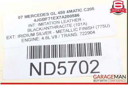 06-12 Mercedes X164 GL450 4MATIC Front Right Side Driveshaft CV Axle Shaft OEM