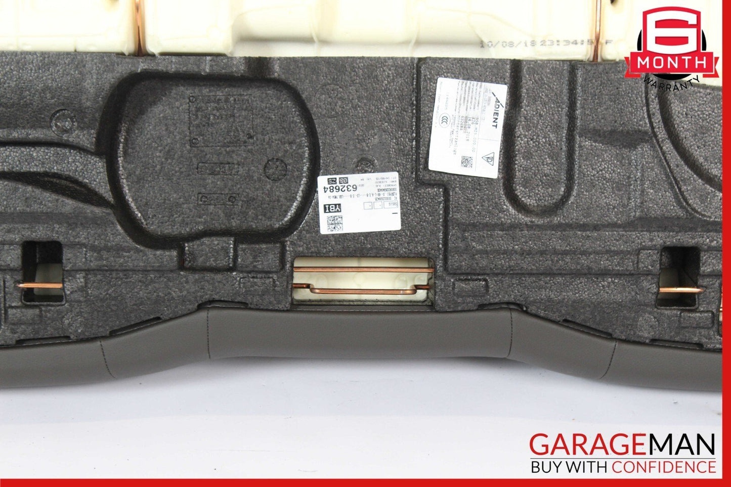15-18 Porsche Macan Rear Lower Bottom Seat Cushion Bench Grey OEM