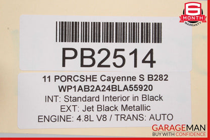11-17 Porsche Cayenne 958 S 4.8L Rear Diff Differential Axle Carrier Assembly