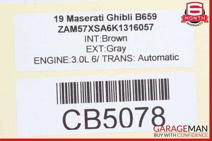 14-19 Maserati Ghibli Right Passenger Side Air Vent Duct Trim Panel Cover OEM
