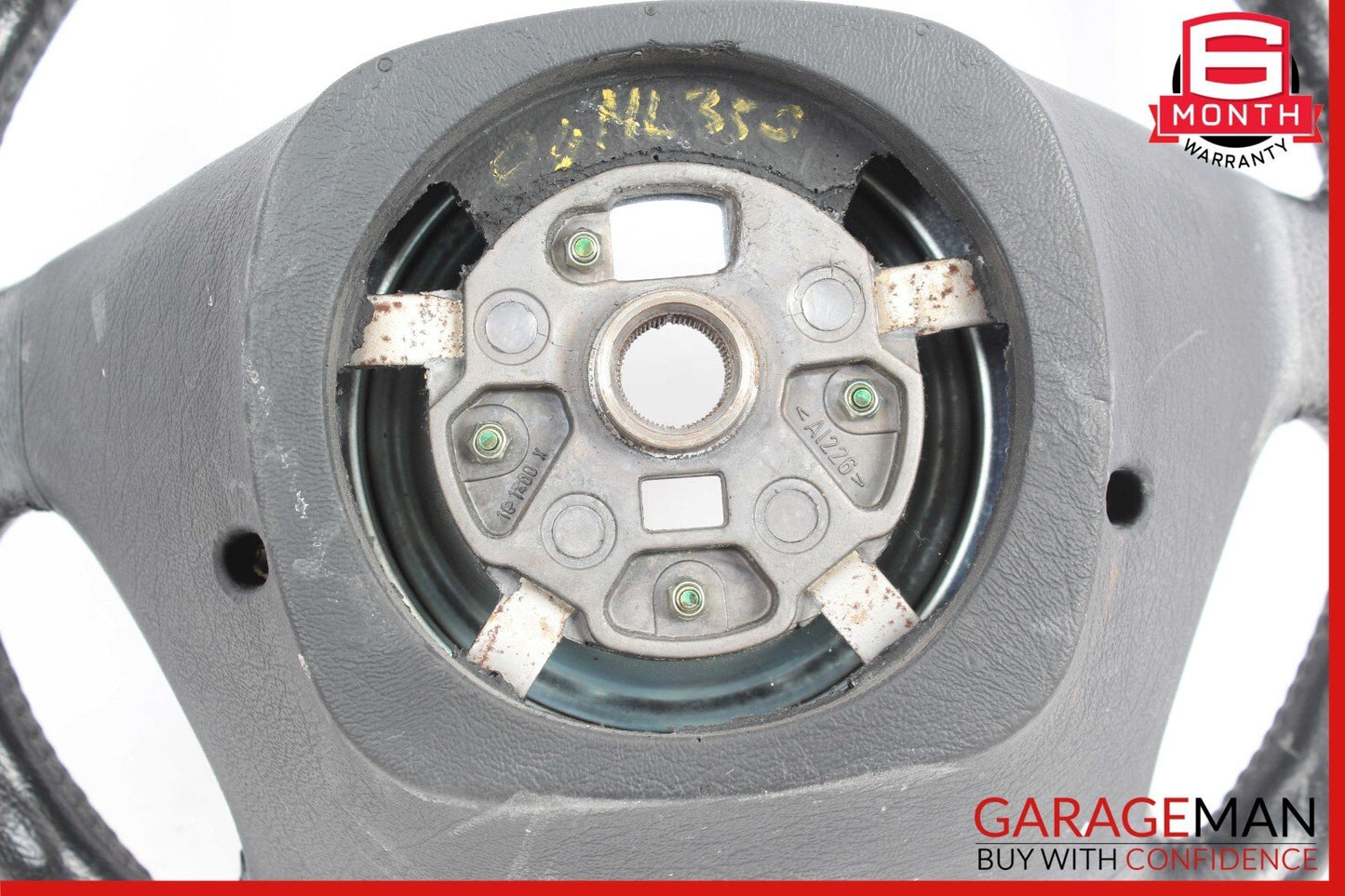 98-05 Mercedes W163 ML320 ML55 AMG 4 Spoke Driver Steering Wheel Black OEM