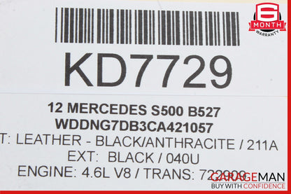 10-13 Mercedes W221 S63 Rear Left / Right Door Loud Speaker 2218208002 OEM