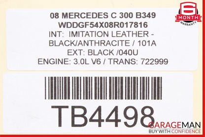 Mercedes C300 E550 E350 C230 Front Left Engine Timing Chain Valve Cover Plate