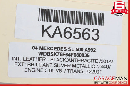 03-06 Mercedes R230 SL500 SL55 AMG S500 AC A/C Air Conditioning Condenser OEM