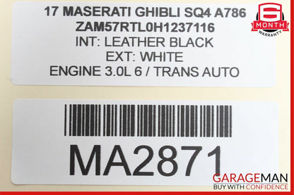 14-17 Maserati Ghibli Front Left Driver Door Lock Latch Actuator Mechanism OEM