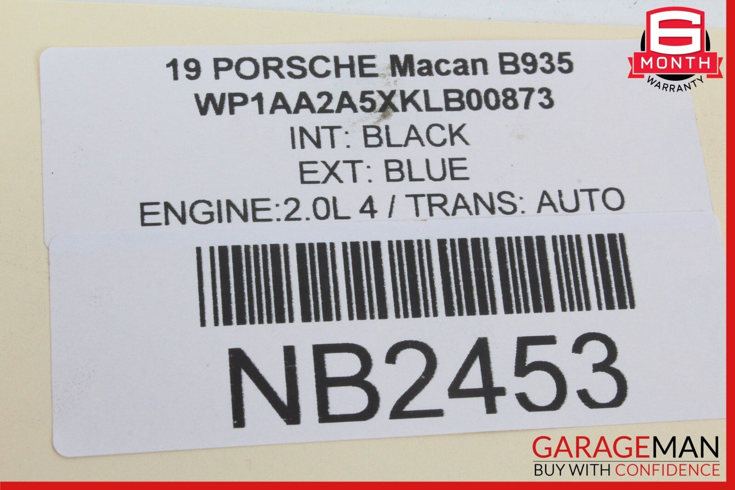15-24 Porsche Macan 95B Rear Right Passenger Side Knuckle Spindle OEM