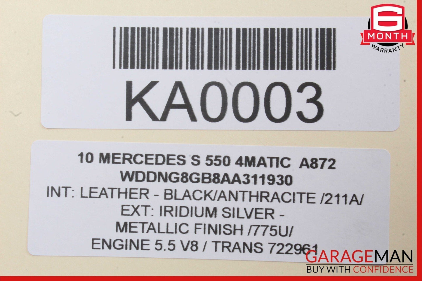 10-13 Mercedes W221 S600 S550 S63 AMG Front Right Side Door Sound Audio Speaker