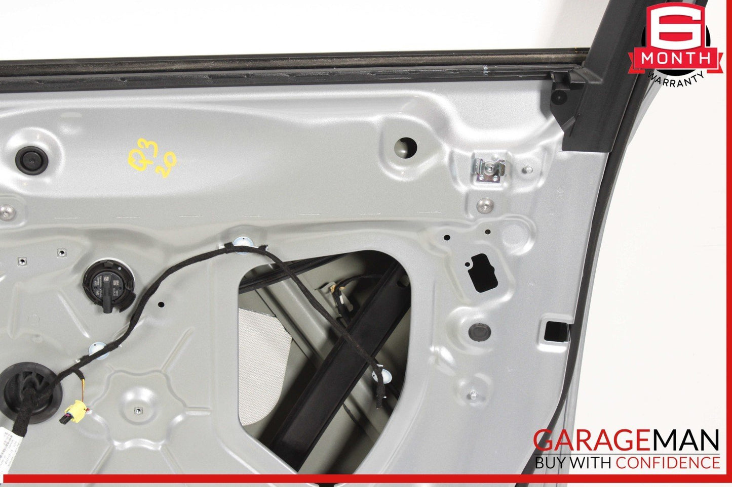 19-25 Audi Q3 Front Right Passenger Door Shell Panel Silver 83A831052D OEM