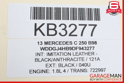 12-14 Mercedes W204 C250 C300 Instrument Speedometer Cluster 2049004309 OEM