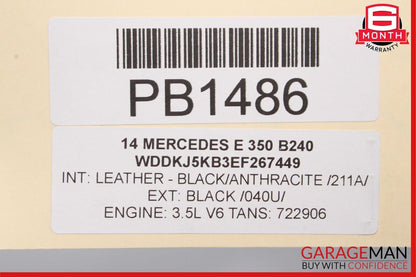 10-17 Mercedes W207 E350 E400 Rear Subframe Sub Frame Crossmember Cross Member