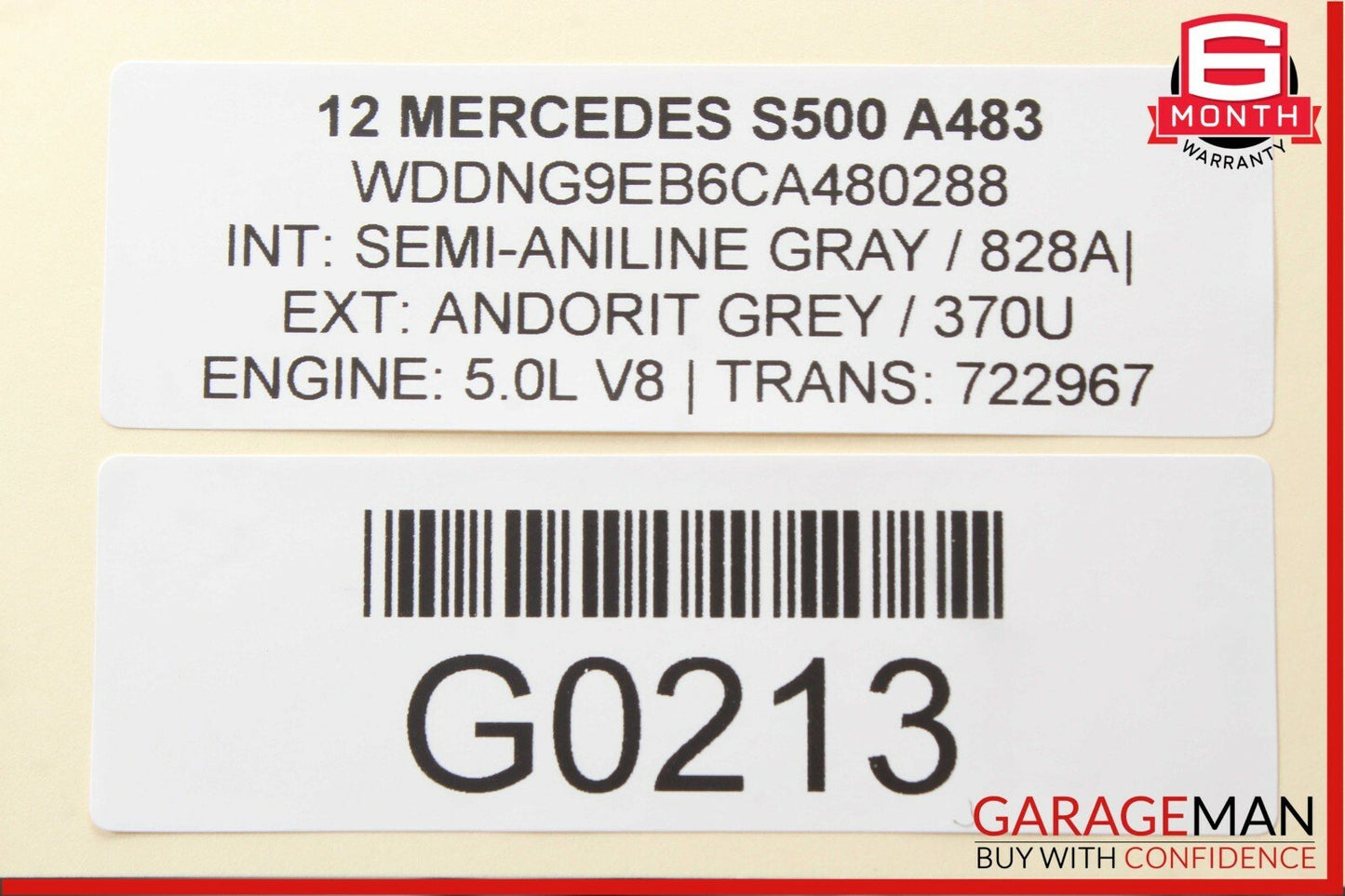 07-13 Mercedes W221 S550 S65 AMG Rear Right Exterior Door Handle Keyless Go OEM