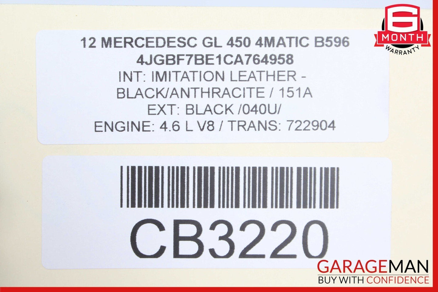 07-09 Mercedes W164 ML320 GL450 Cooling Radiator AC A/C Condenser Oil Cooler OEM