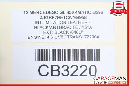 07-09 Mercedes W164 ML320 GL450 Cooling Radiator AC A/C Condenser Oil Cooler OEM
