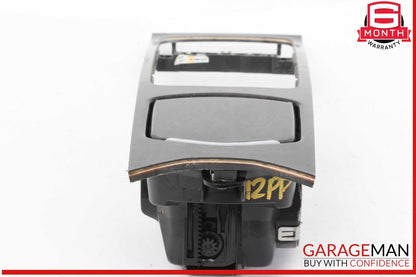 10-16 Porsche Panamera 970 Front Center Console Shifter Bezel Ash Tray Wood OEM
